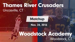 Matchup: Thames River vs. Woodstock Academy  2016