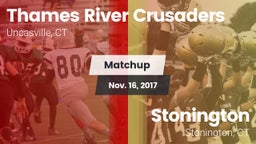 Matchup: Thames River vs. Stonington  2017