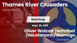 Matchup: Thames River vs. Oliver Wolcott Technical /Houstanonic/Wamogo 2018