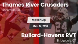 Matchup: Thames River vs. Bullard-Havens RVT  2018