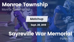 Matchup: Monroe Township vs. Sayreville War Memorial  2018