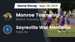 Recap: Monroe Township  vs. Sayreville War Memorial  2018