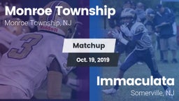 Matchup: Monroe Township vs. Immaculata  2019