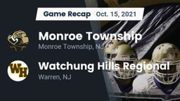 Recap: Monroe Township  vs. Watchung Hills Regional  2021