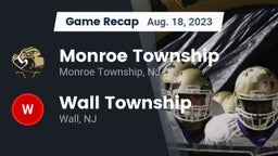 Recap: Monroe Township  vs. Wall Township  2023