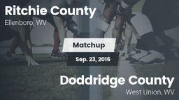 Matchup: Ritchie County vs. Doddridge County  2016