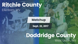 Matchup: Ritchie County vs. Doddridge County  2017