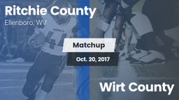 Matchup: Ritchie County vs. Wirt County 2017