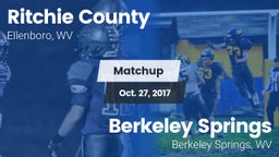 Matchup: Ritchie County vs. Berkeley Springs  2017