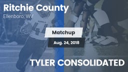 Matchup: Ritchie County vs. TYLER CONSOLIDATED 2018