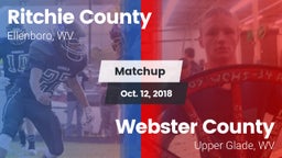 Matchup: Ritchie County vs. Webster County  2018