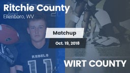 Matchup: Ritchie County vs. WIRT COUNTY 2018