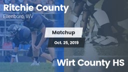Matchup: Ritchie County vs. Wirt County HS 2019