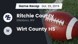 Recap: Ritchie County  vs. Wirt County HS 2019