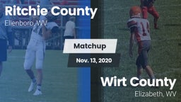 Matchup: Ritchie County vs. Wirt County  2020