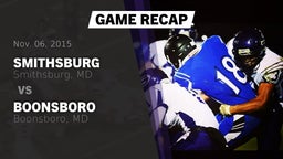 Recap: Smithsburg  vs. Boonsboro  2015