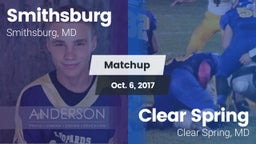 Matchup: Smithsburg vs. Clear Spring  2017