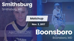 Matchup: Smithsburg vs. Boonsboro  2017