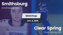 Matchup: Smithsburg vs. Clear Spring  2018