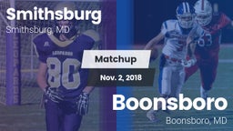 Matchup: Smithsburg vs. Boonsboro  2018