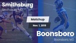 Matchup: Smithsburg vs. Boonsboro  2019