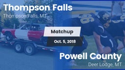 Matchup: Thompson Falls vs. Powell County  2018