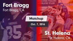 Matchup: Fort Bragg vs. St. Helena  2016