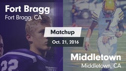 Matchup: Fort Bragg vs. Middletown  2016