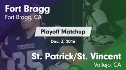 Matchup: Fort Bragg vs. St. Patrick/St. Vincent  2016