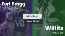 Matchup: Fort Bragg vs. Willits  2017