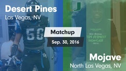 Matchup: Desert Pines vs. Mojave  2016