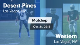 Matchup: Desert Pines vs. Western  2016