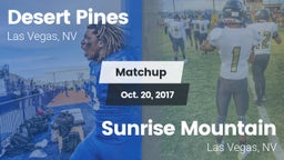 Matchup: Desert Pines vs. Sunrise Mountain  2017