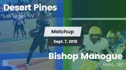 Matchup: Desert Pines vs. Bishop Manogue  2018