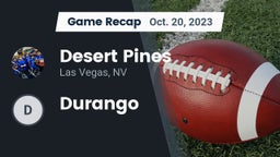 Recap: Desert Pines  vs. Durango   2023