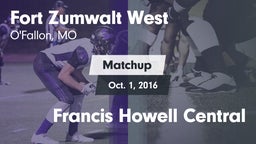 Matchup: Fort Zumwalt West vs. Francis Howell Central 2016