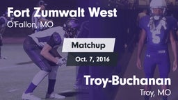 Matchup: Fort Zumwalt West vs. Troy-Buchanan  2016