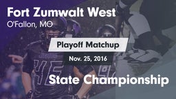 Matchup: Fort Zumwalt West vs. State Championship 2016