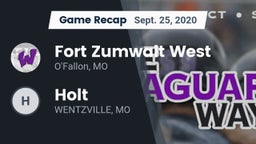Recap: Fort Zumwalt West  vs. Holt  2020