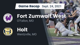 Recap: Fort Zumwalt West  vs. Holt  2021