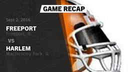 Recap: Freeport  vs. Harlem  2016