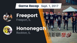 Recap: Freeport  vs. Hononegah  2017