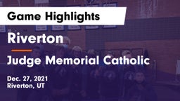 Riverton  vs Judge Memorial Catholic  Game Highlights - Dec. 27, 2021