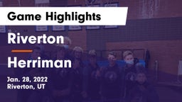 Riverton  vs Herriman  Game Highlights - Jan. 28, 2022