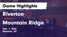 Riverton  vs Mountain Ridge  Game Highlights - Feb. 1, 2022