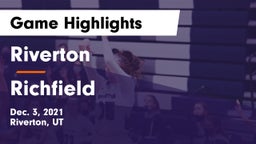 Riverton  vs Richfield  Game Highlights - Dec. 3, 2021