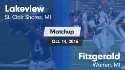 Matchup: Lakeview vs. Fitzgerald  2016