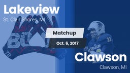 Matchup: Lakeview vs. Clawson  2017