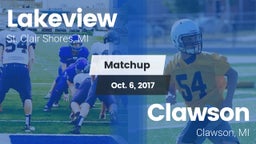 Matchup: Lakeview vs. Clawson  2017