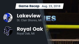 Recap: Lakeview  vs. Royal Oak  2018